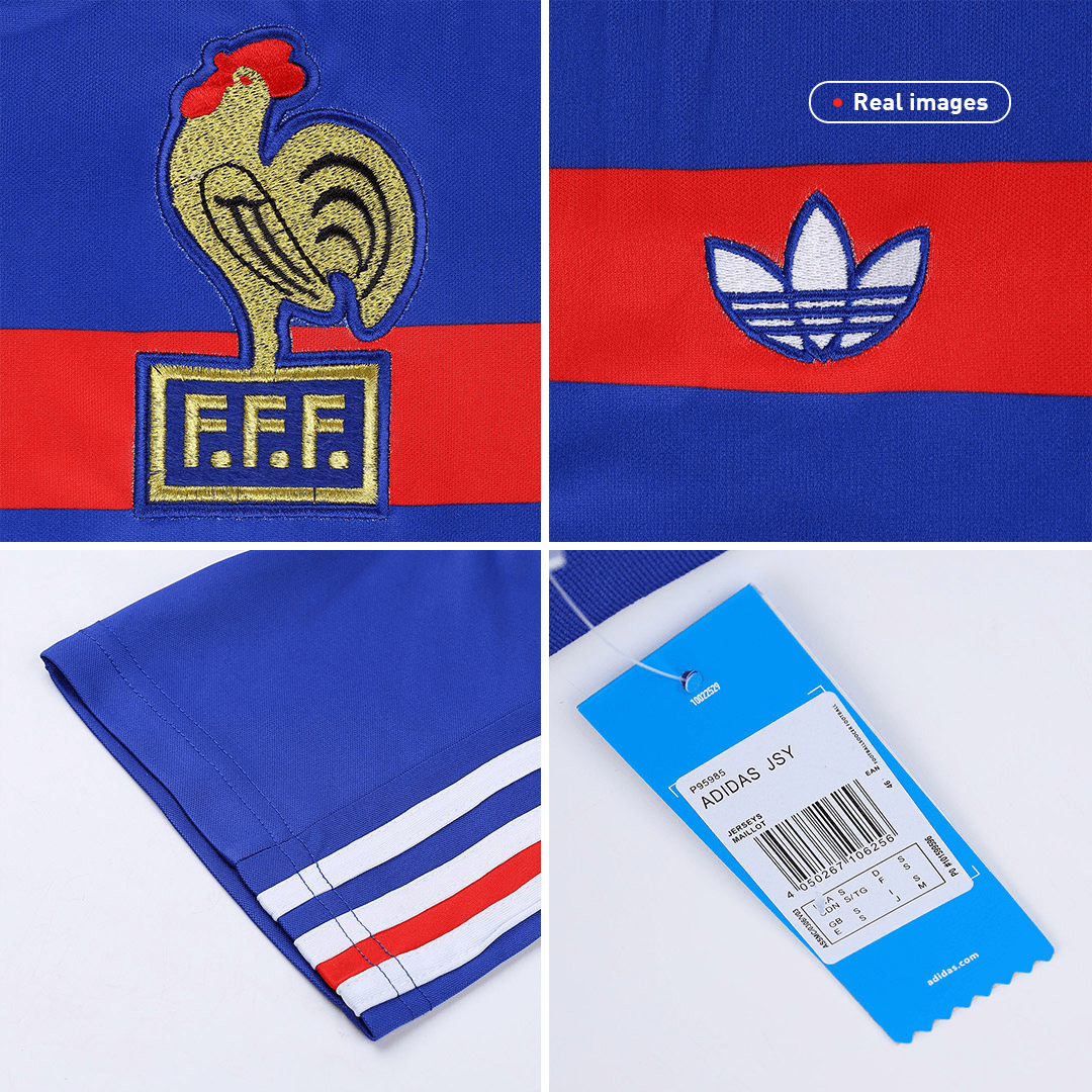 maillot France 1984 domicile bleu Retro