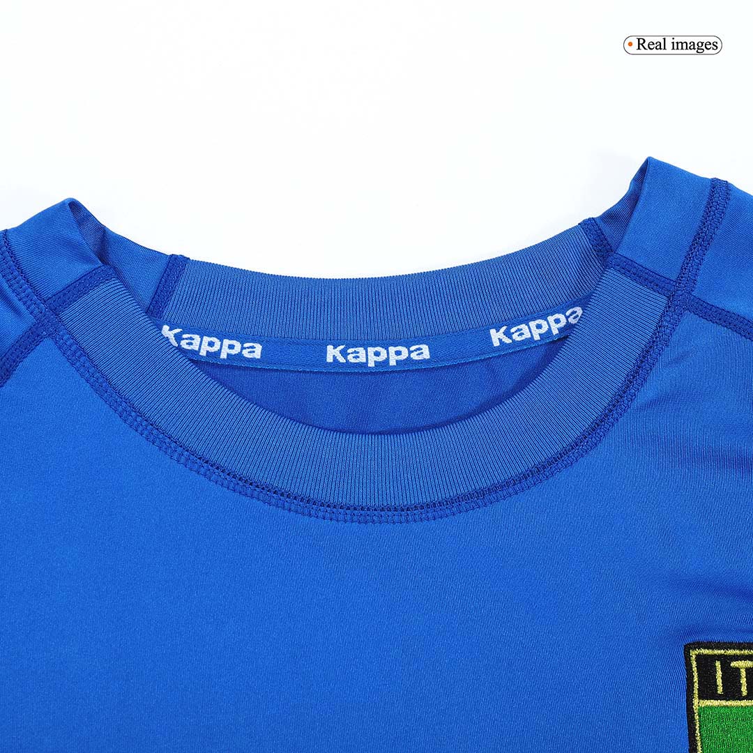 maillot Italy 2000 domicile bleu manches longues Retro