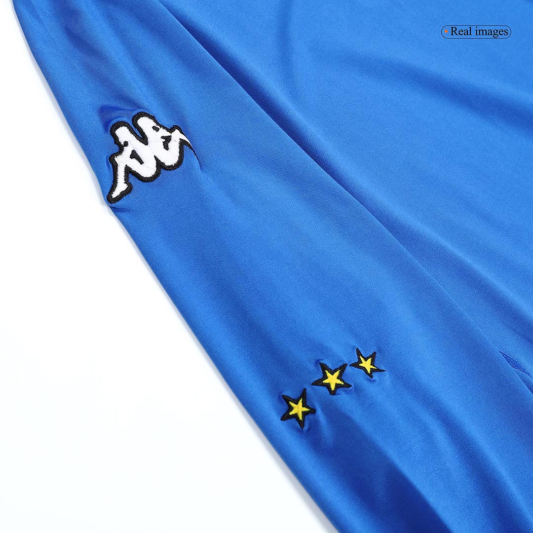 maillot Italy 2000 domicile bleu manches longues Retro