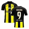 maillot BENZEMA #9 Al Ittihad Saudi 2023/24 domicile noir