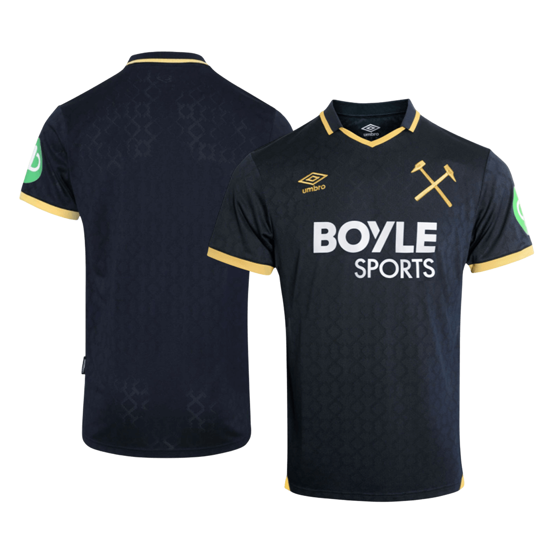 maillot West Ham United 2025/26 troisième noir