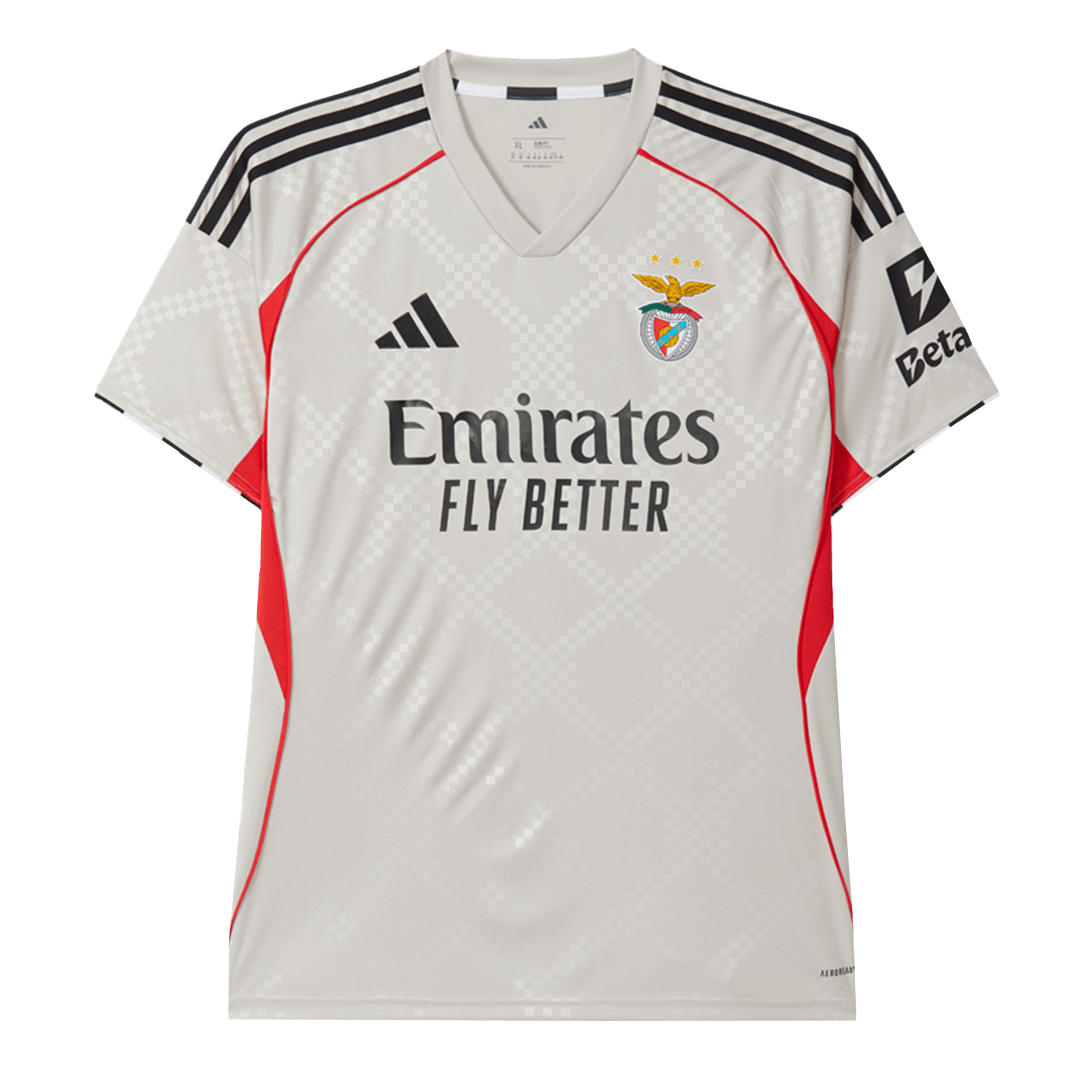Benfica 2025/26 extérieur Beige Jersey