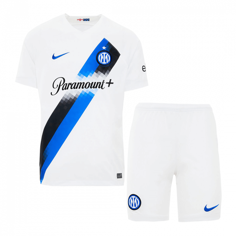 kit enfant Inter Milan 2023/24 extérieur blanc
