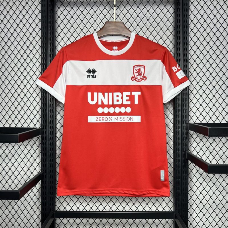 maillot Middlesbrough maillot foot 2024/25 domicile