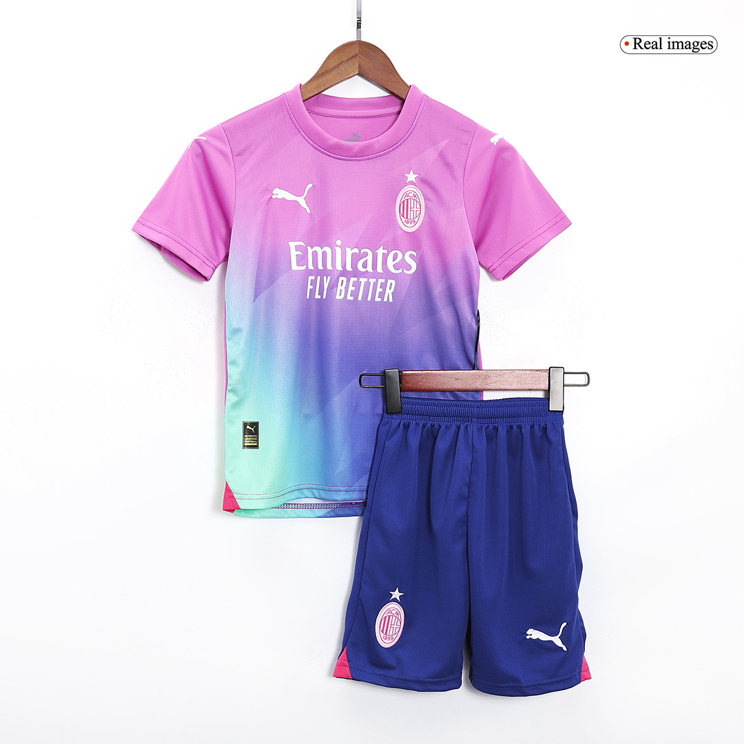 kit enfant AC Milan 2023/24 troisième violet