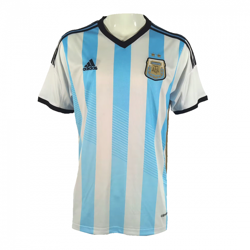 maillot Argentina 2014/15 domicile blanc Retro