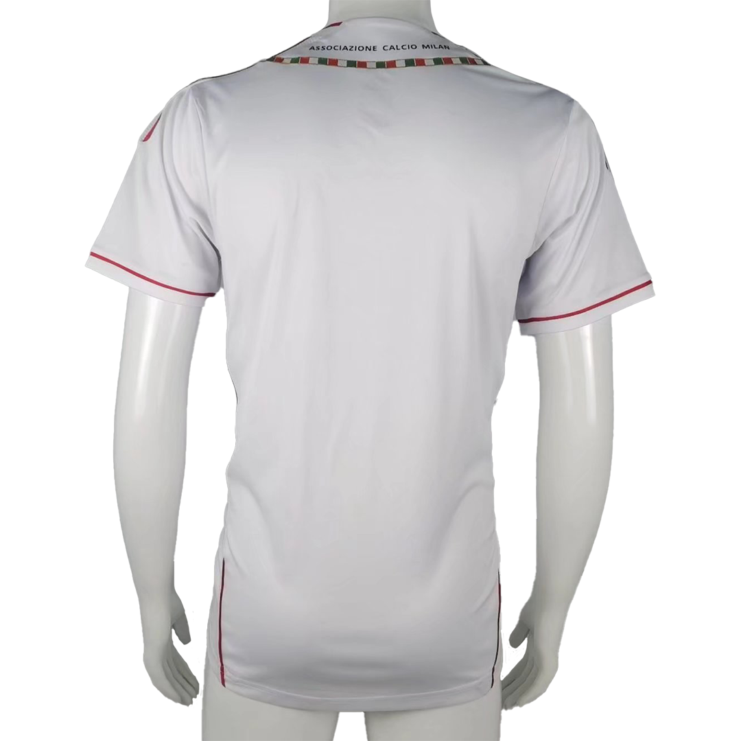 maillot AC Milan 2011/12 extérieur blanc Retro