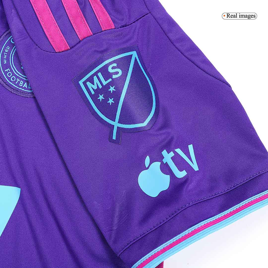 kit enfant Charlotte FC 2023 extérieur violet