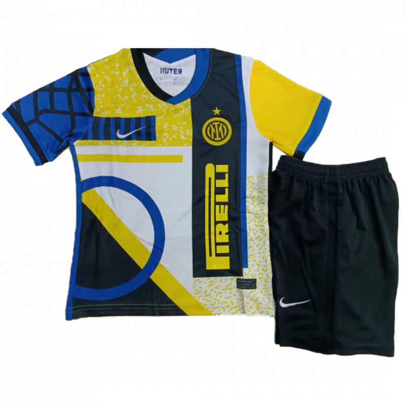 kit enfant Inter Milan 2020/21 quatrième jaune