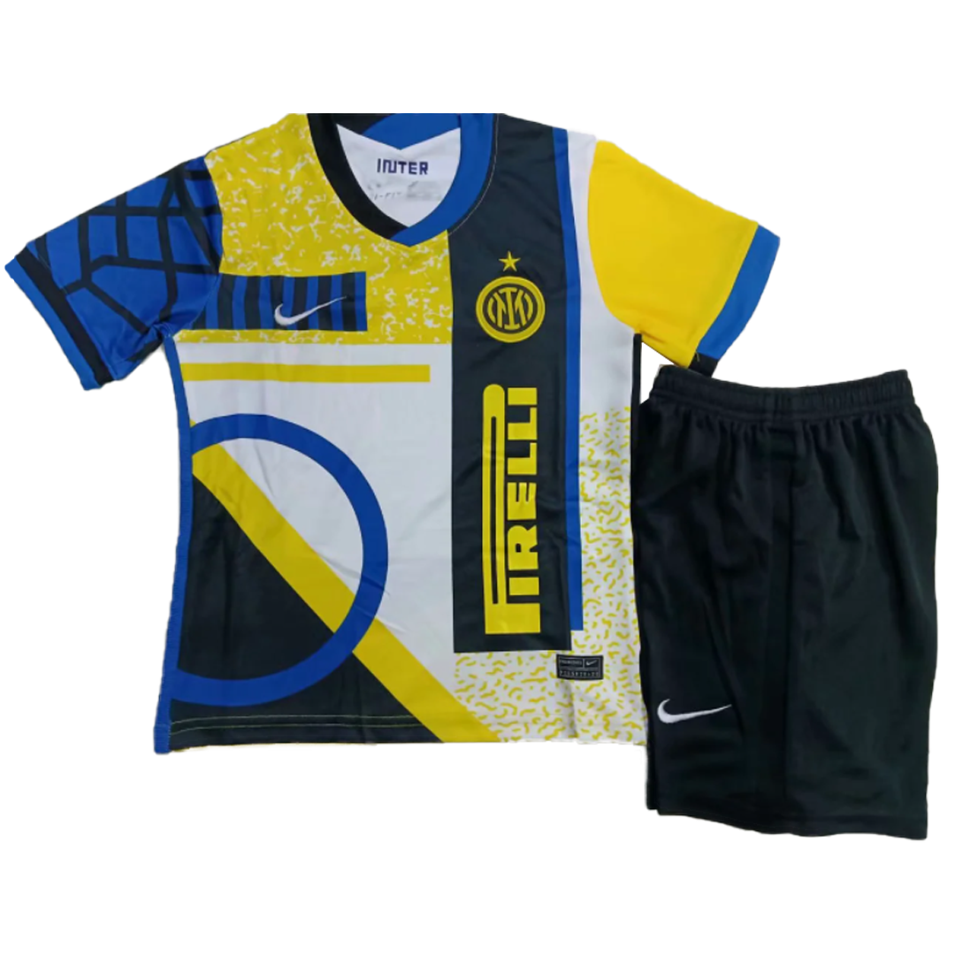kit enfant Inter Milan 2020/21 quatrième jaune