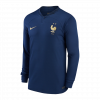 maillot France 2022 domicile bleu manches longues