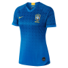 maillot Brazil 2019 extérieur bleu manches longues Femme