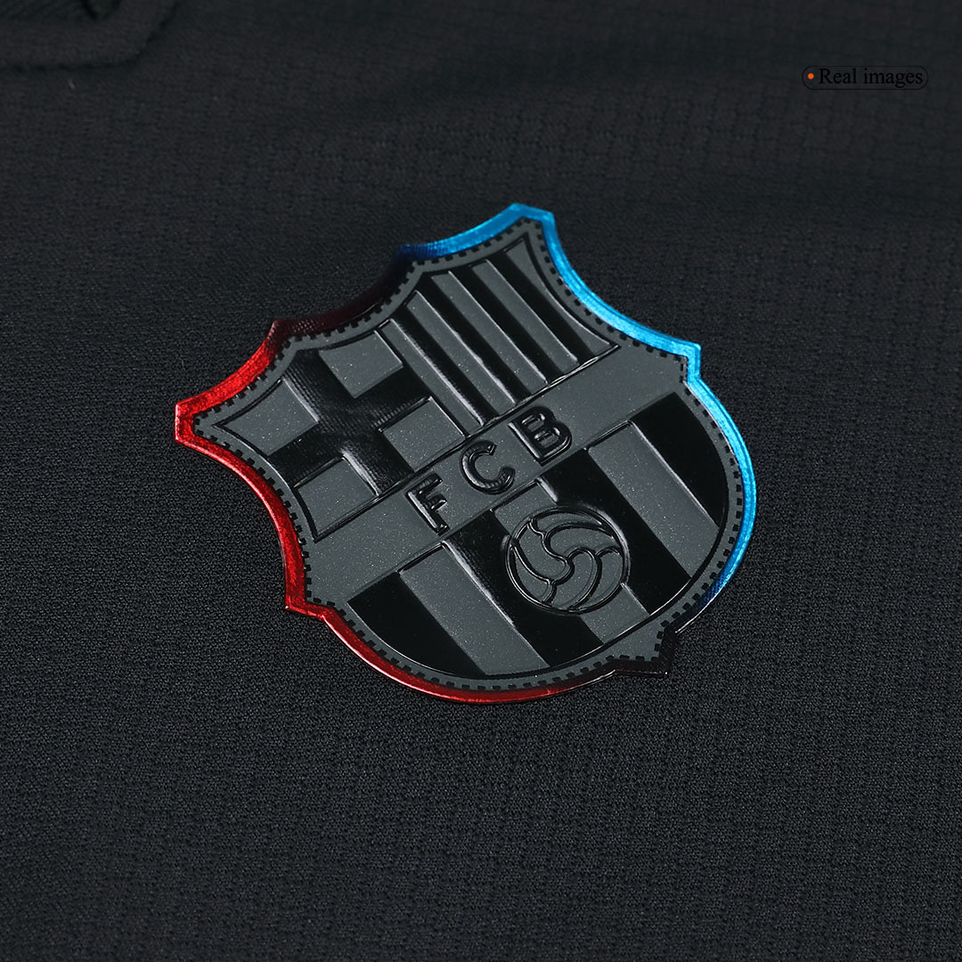 maillot Barcelona 2024/25 extérieur noir logo Spotify sans texte
