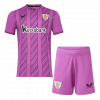 Athletic Club de Bilbao 2023/24 Goalkeeper Purple Goalkeeper Kids Kit