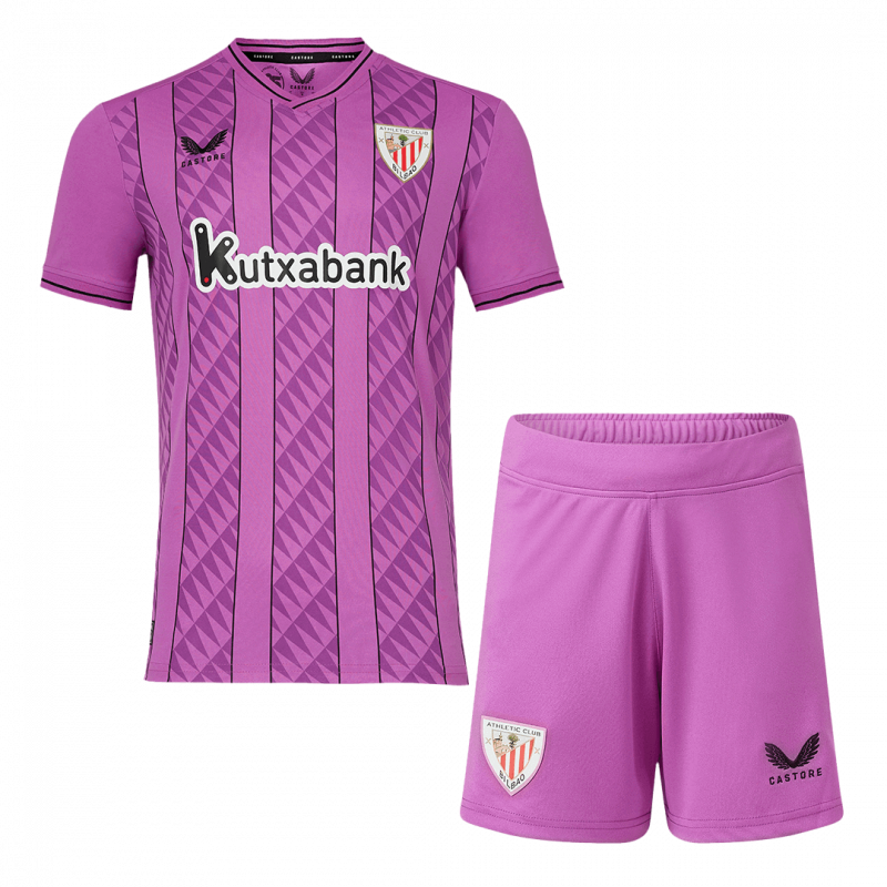 Athletic Club de Bilbao 2023/24 Goalkeeper violet Goalkeeper Kit enfant