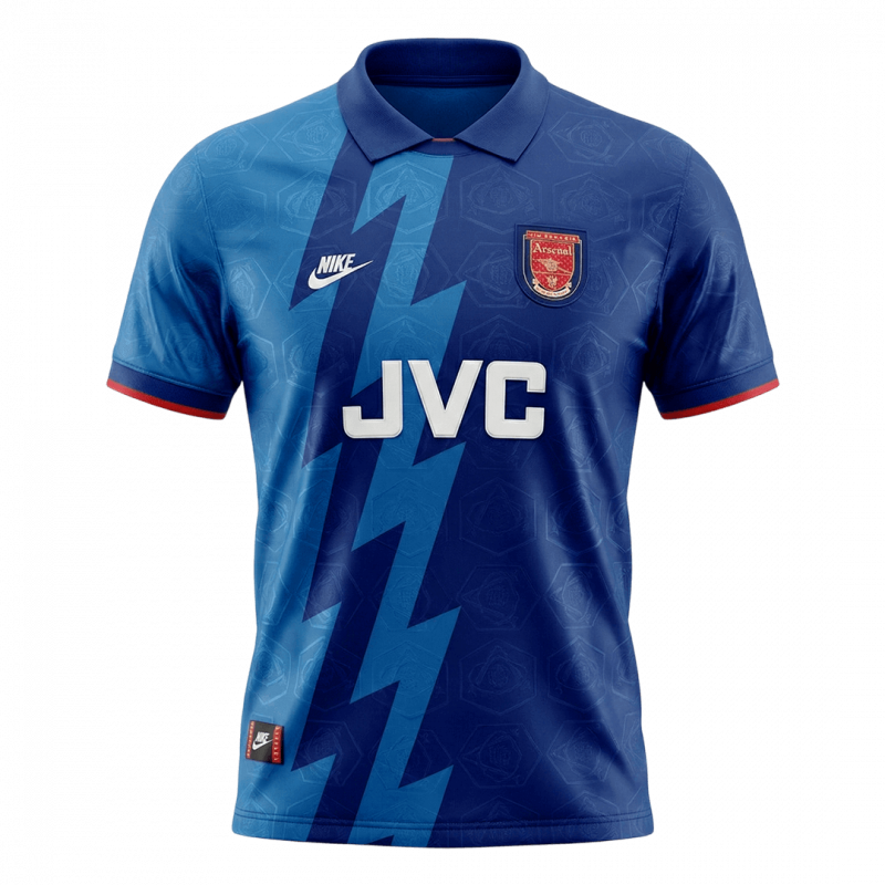 maillot Arsenal 1995 extérieur bleu Retro