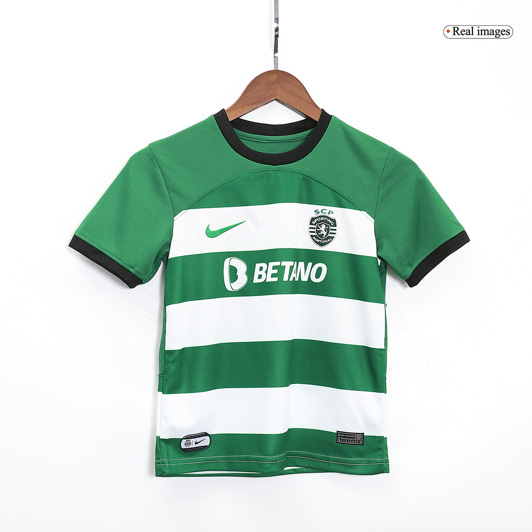 kit enfant Sporting CP 2023/24 domicile blanc