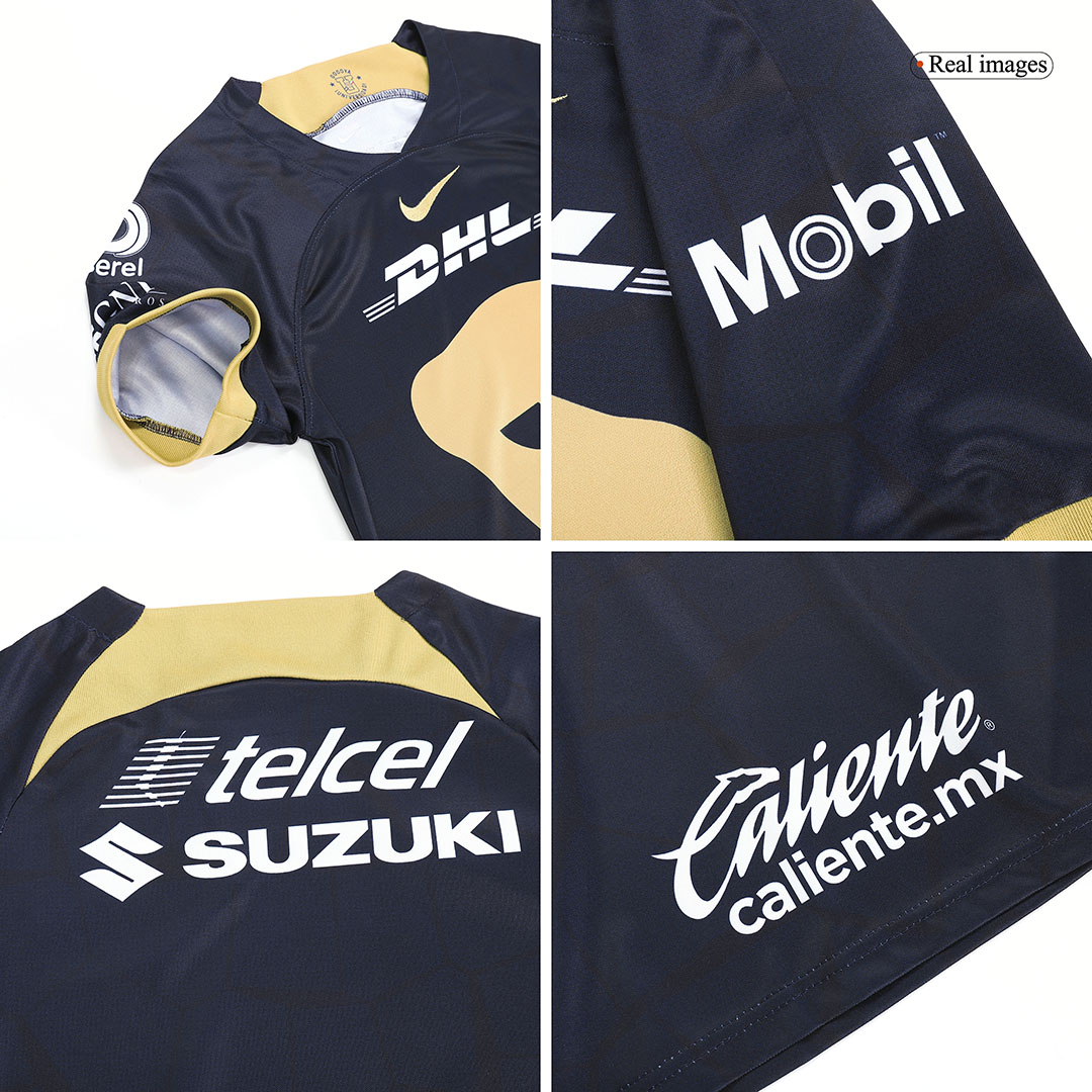 kit enfant Pumas UNAM 2023/24 extérieur bleu
