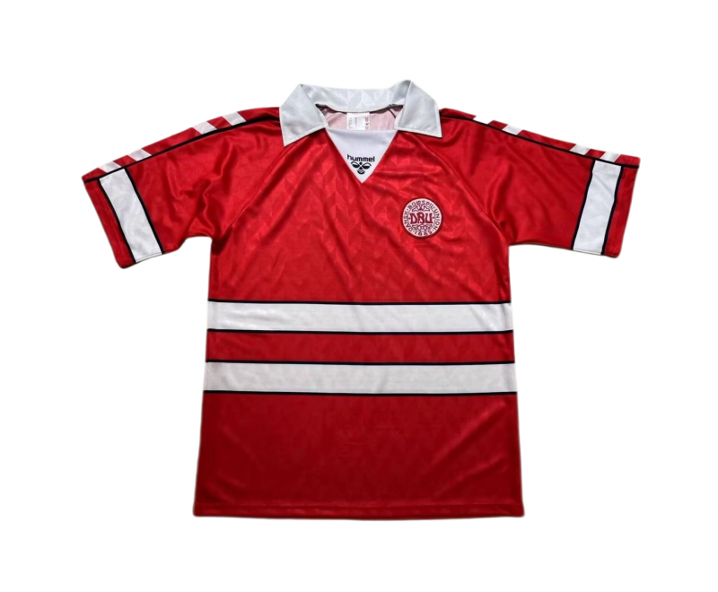 Danemark maillot foot 1988 Maillot rétro