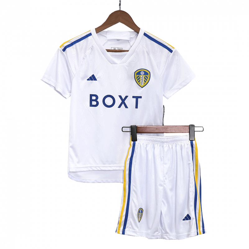 kit enfant Leeds United 2023/24 domicile blanc