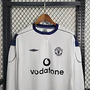 Manchester United 1999/00 manches longues Retro Jersey