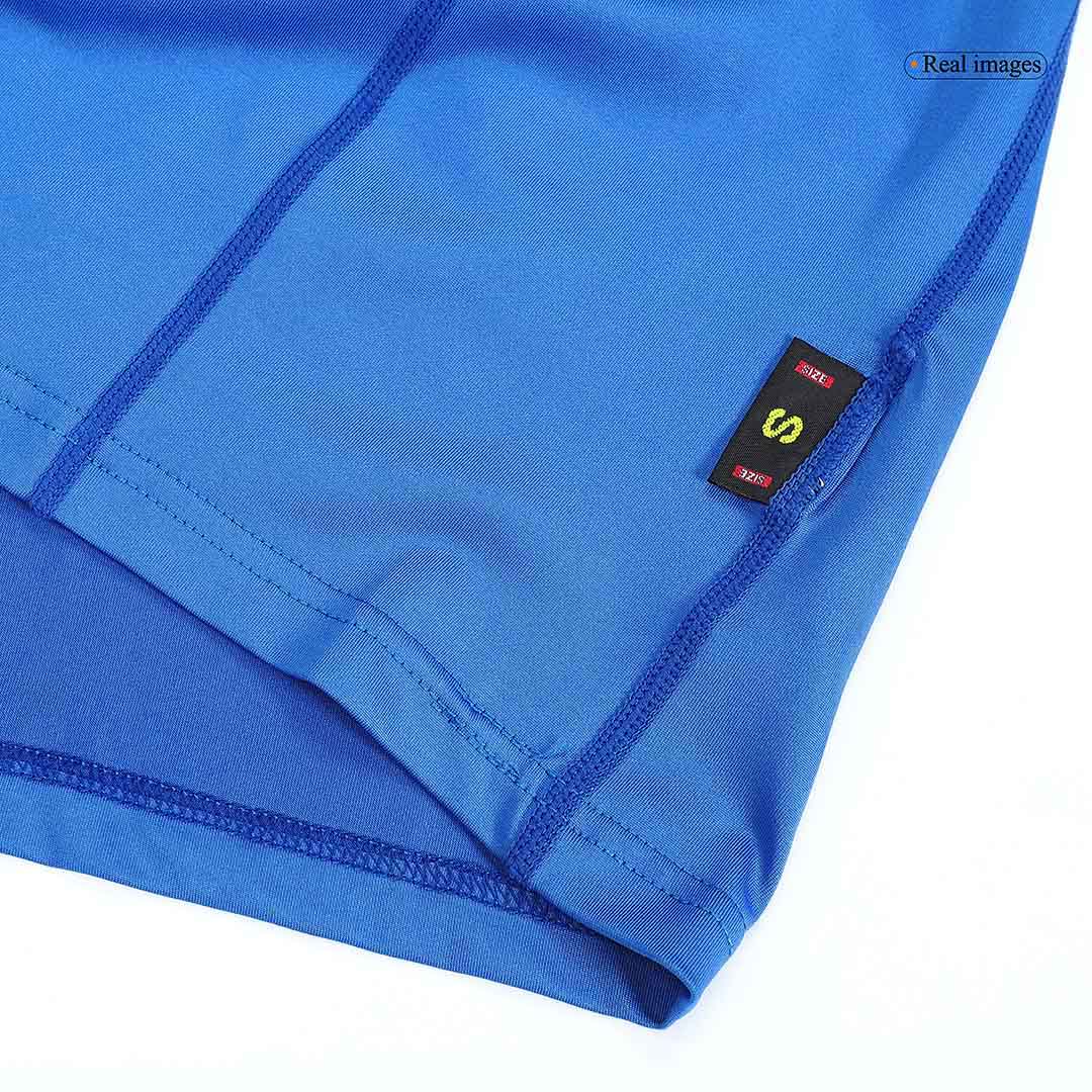 maillot Italy 2000 domicile bleu manches longues Retro