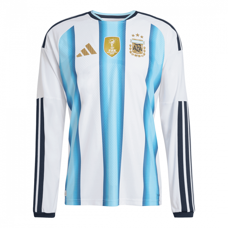 maillot Argentina 2026 domicile blanc Player Version manches longues