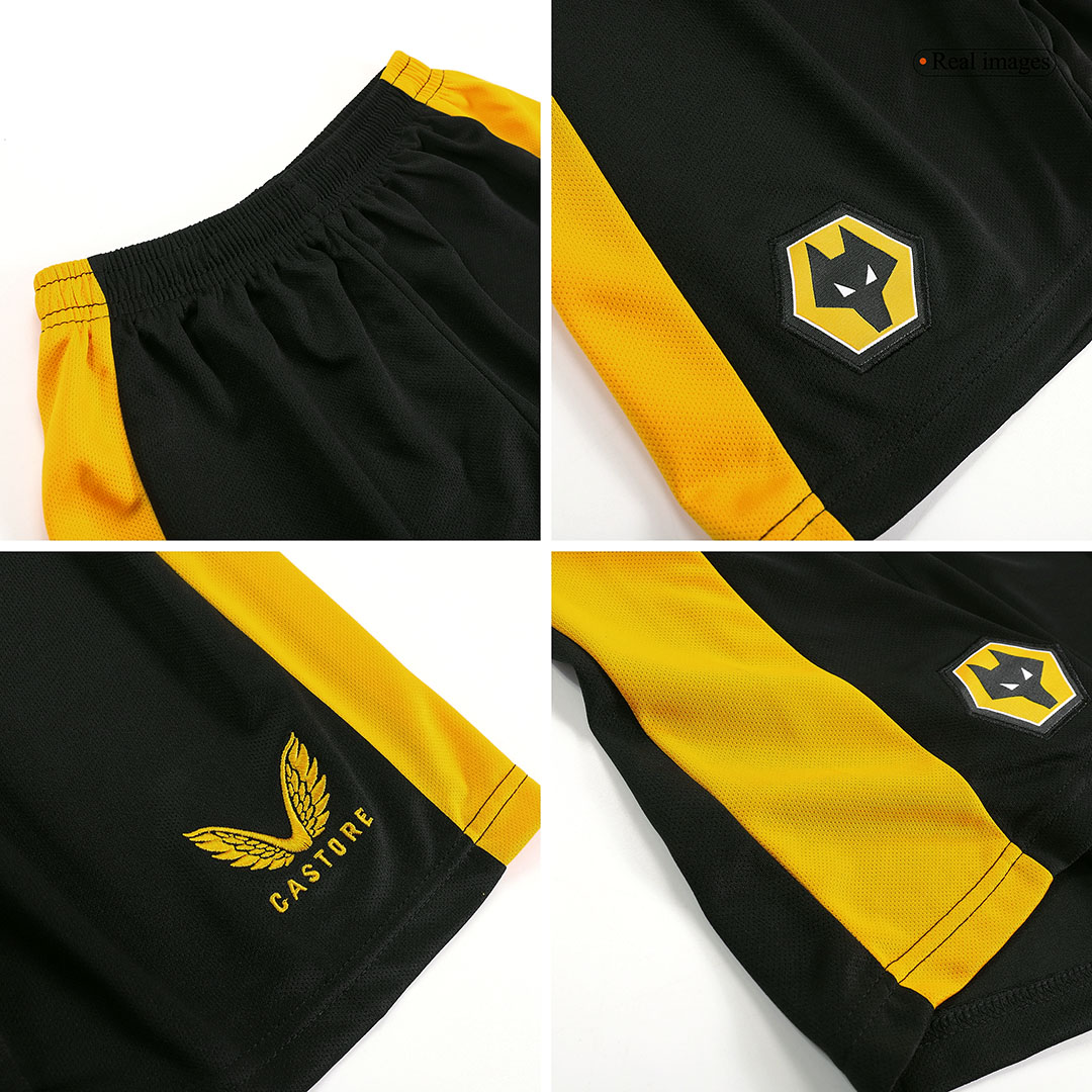 kit enfant Wolverhampton Wanderers 2023/24 domicile jaune
