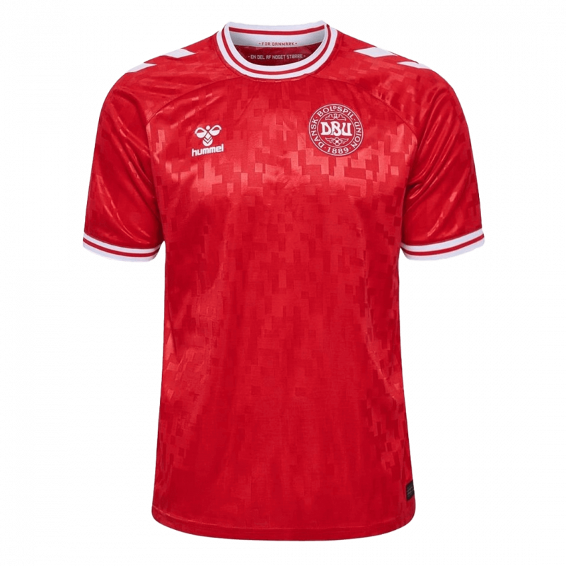 maillot Denmark 2024 domicile rouge