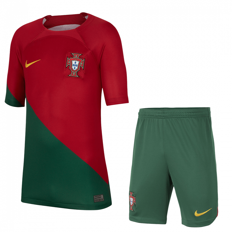 kit enfant Portugal 2022/23 domicile rouge