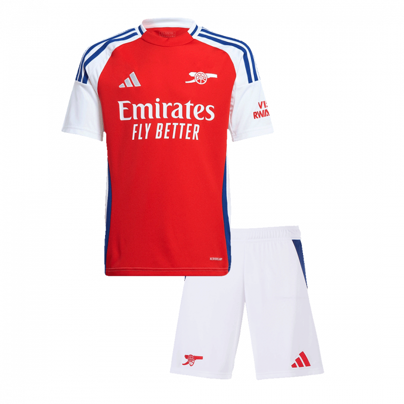 kit enfant Arsenal 2024/25 domicile rouge