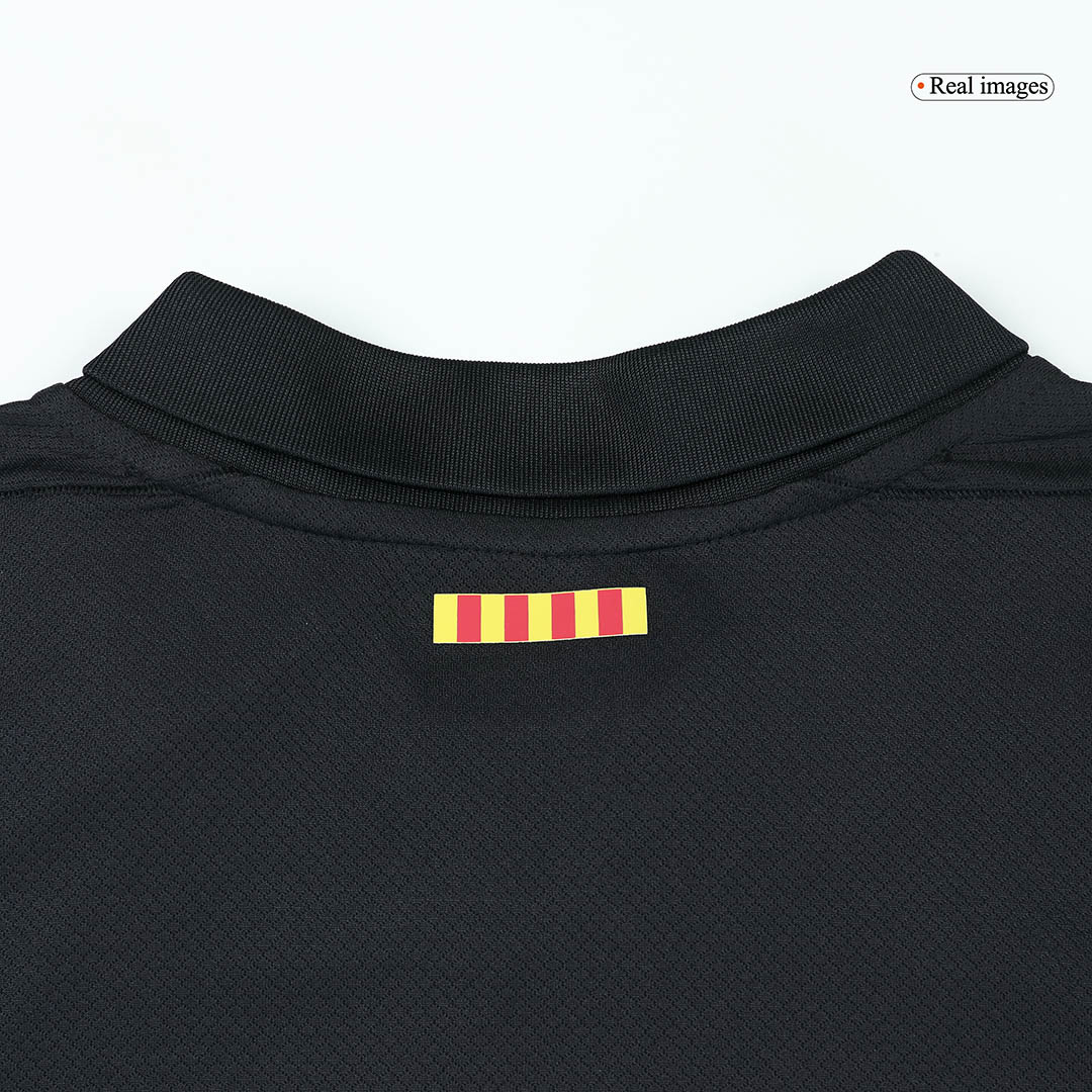 maillot Barcelona 2024/25 extérieur noir logo Spotify sans texte