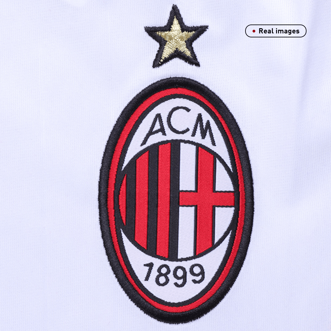 maillot AC Milan 2006/07 extérieur blanc UCL Retro