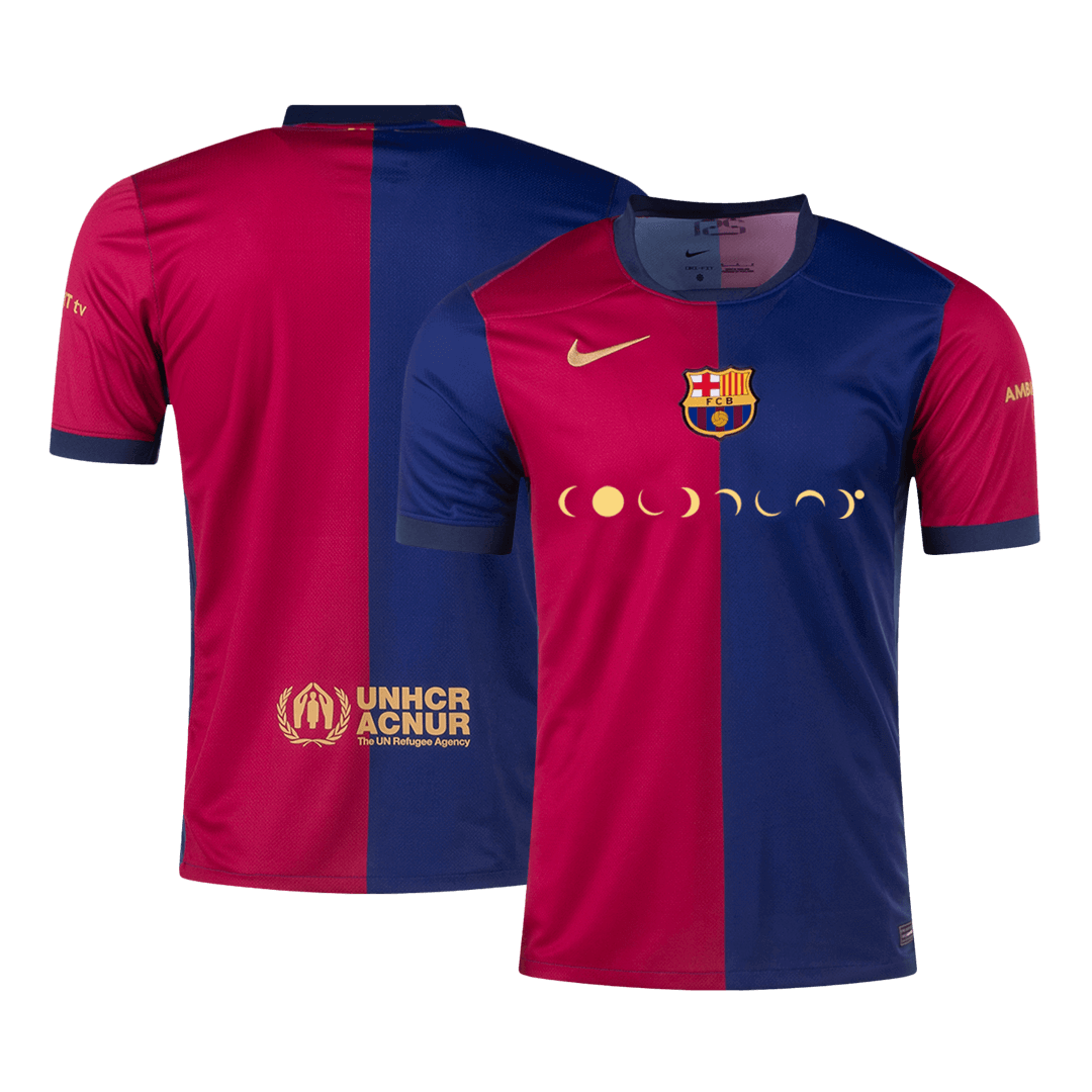 maillot Barcelona 2024/25 domicile bleu Coldplay