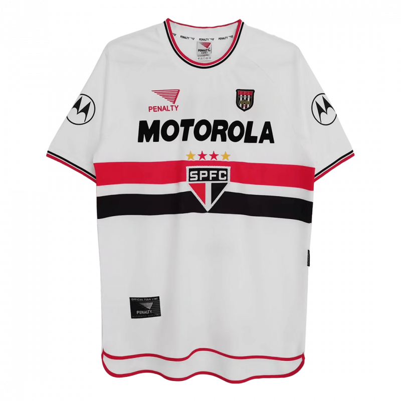 maillot Sao Paulo FC 2000 domicile blanc Retro