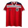 maillot England 1982 extérieur rouge Retro