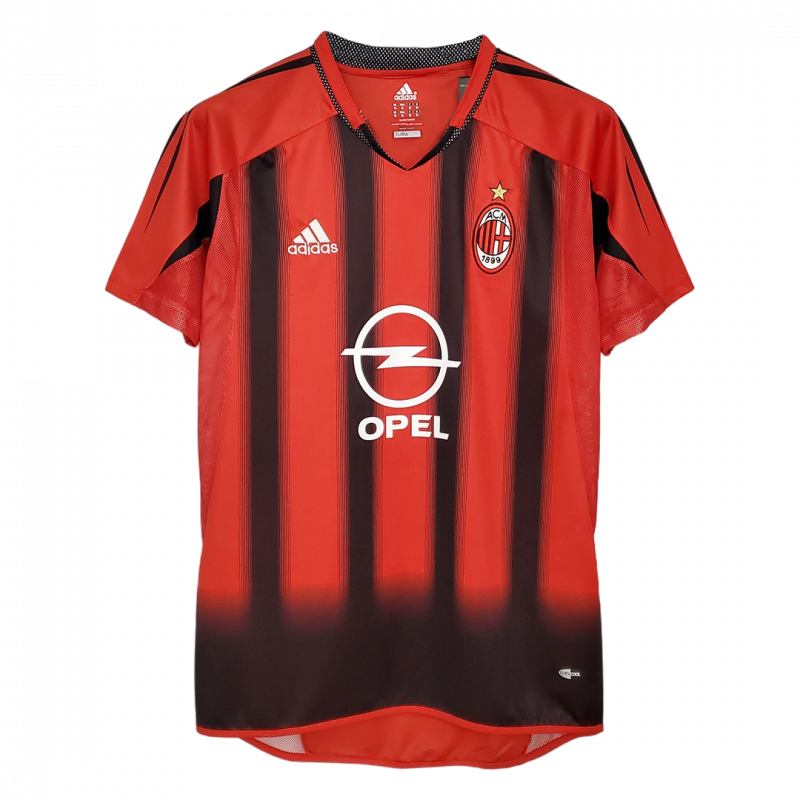 maillot AC Milan 2004/05 domicile noir Retro