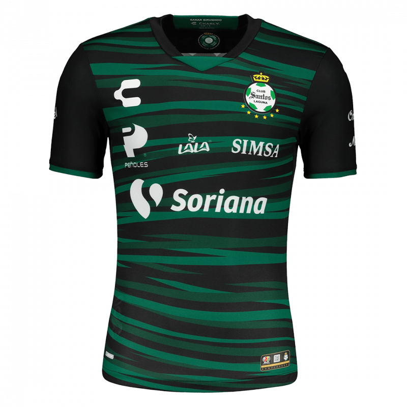 maillot Santos Laguna 2022/23 extérieur noir