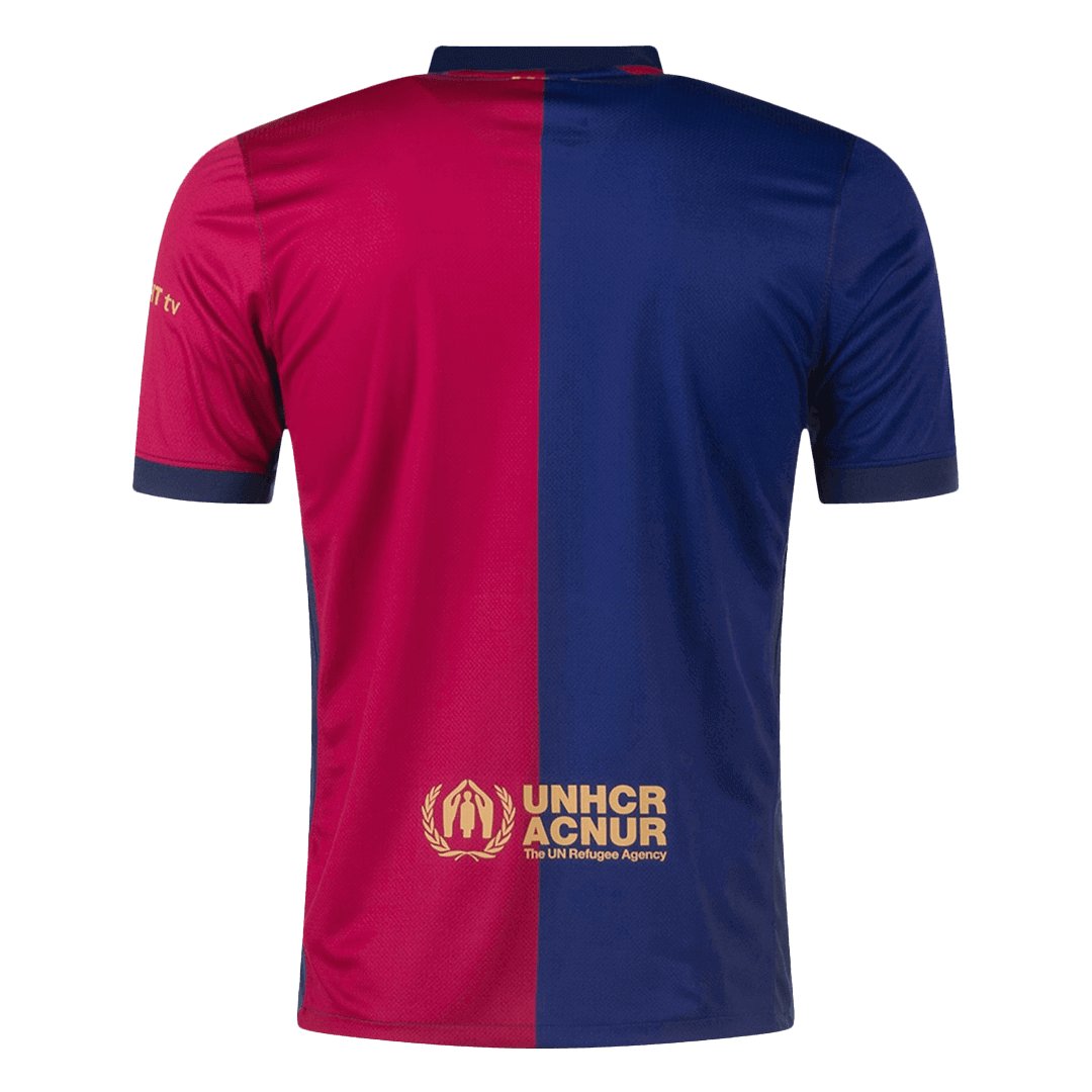 maillot Barcelona 2024/25 domicile bleu logo Spotify sans texte