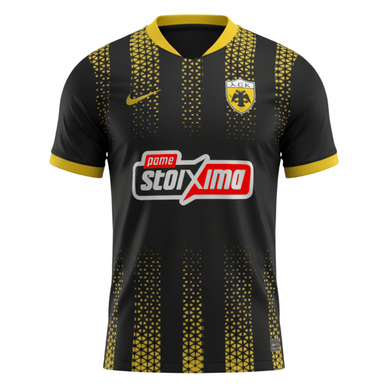 maillot AEK Athens 2025/26 extérieur noir