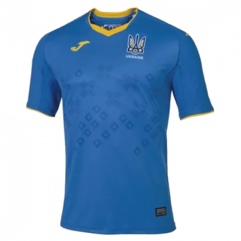 maillot Ukraine 2020 extérieur bleu