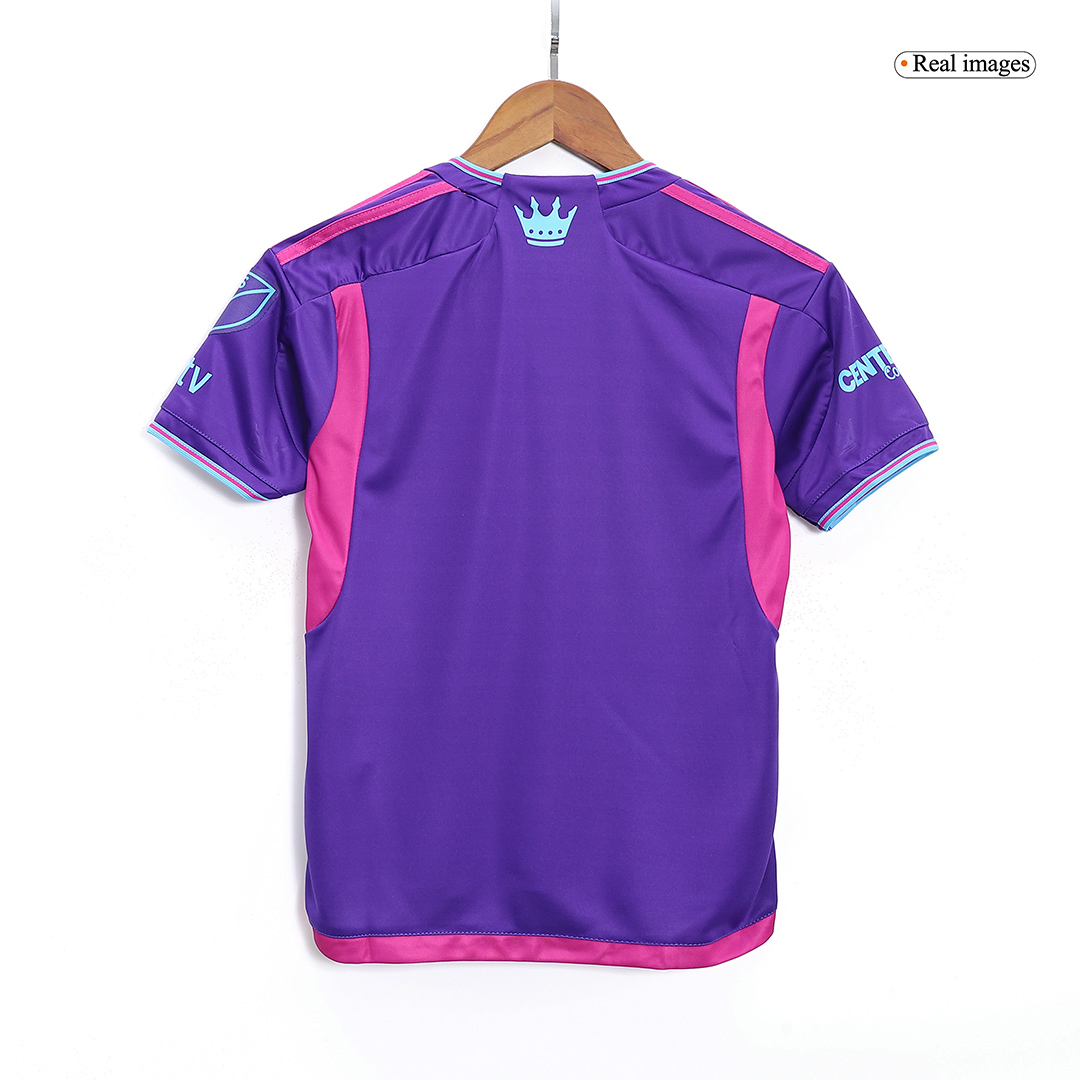 kit enfant Charlotte FC 2023 extérieur violet