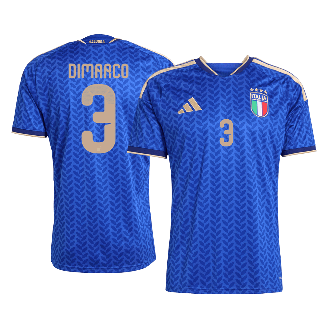 maillot DIMARCO #3 Italy 2026 domicile bleu Premium