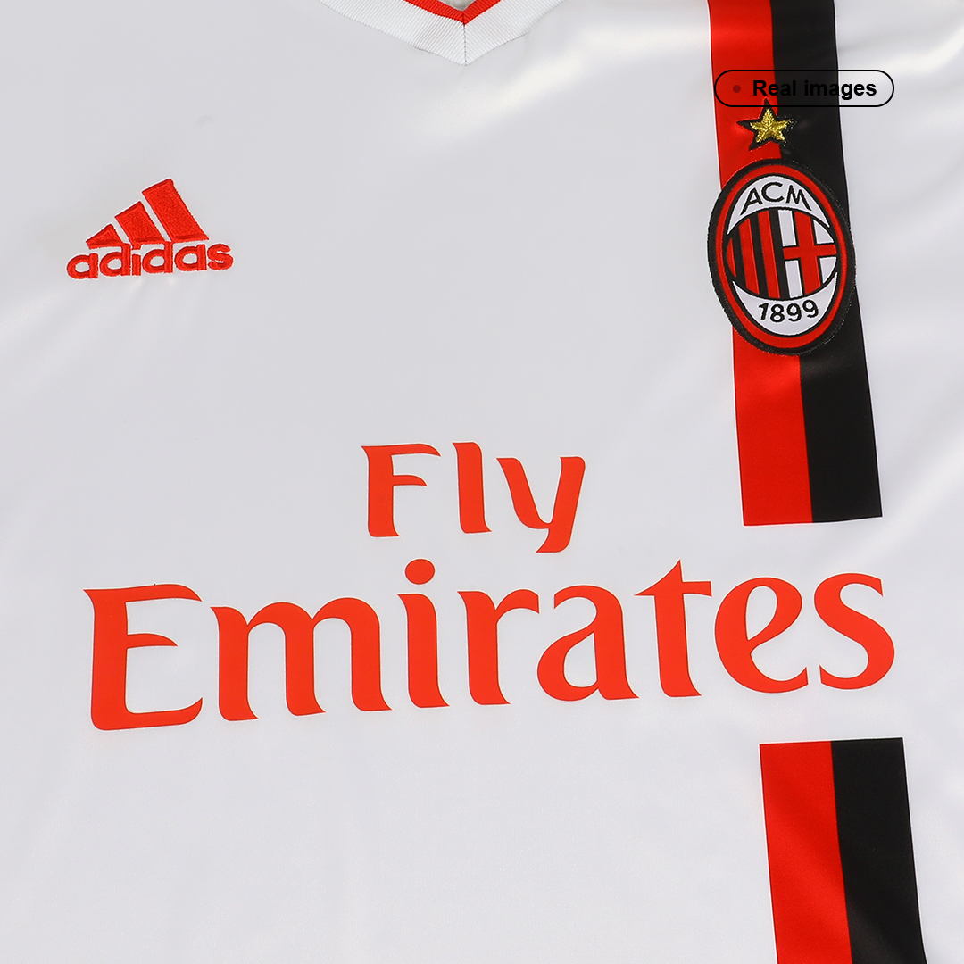 maillot AC Milan 2011/12 extérieur blanc Retro