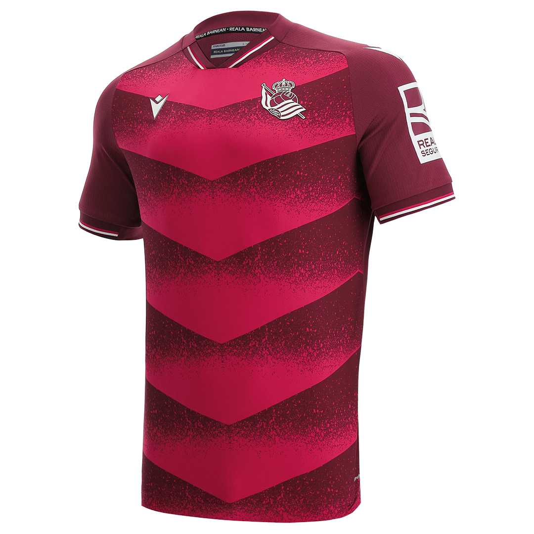 maillot Real Sociedad 2021/22 extérieur rose