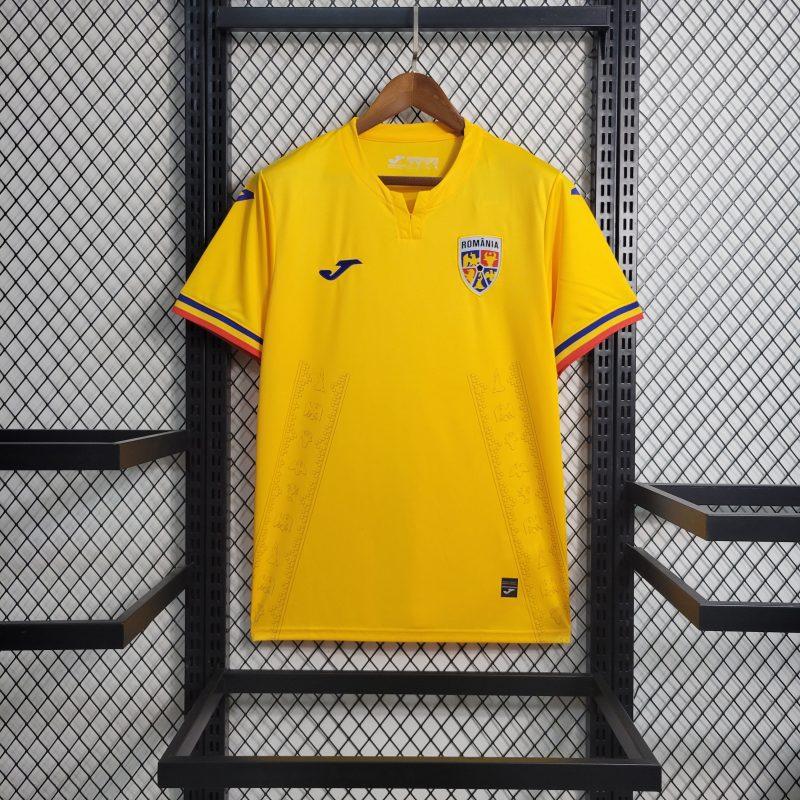 maillot Roumanie maillot foot 2023/24 domicile