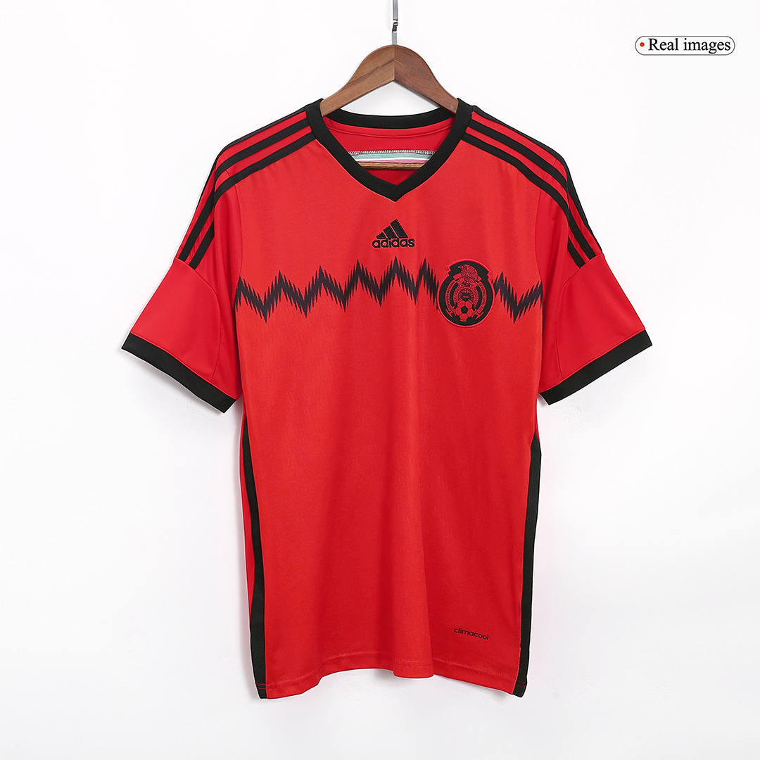 maillot Mexico 2014 extérieur rouge Retro