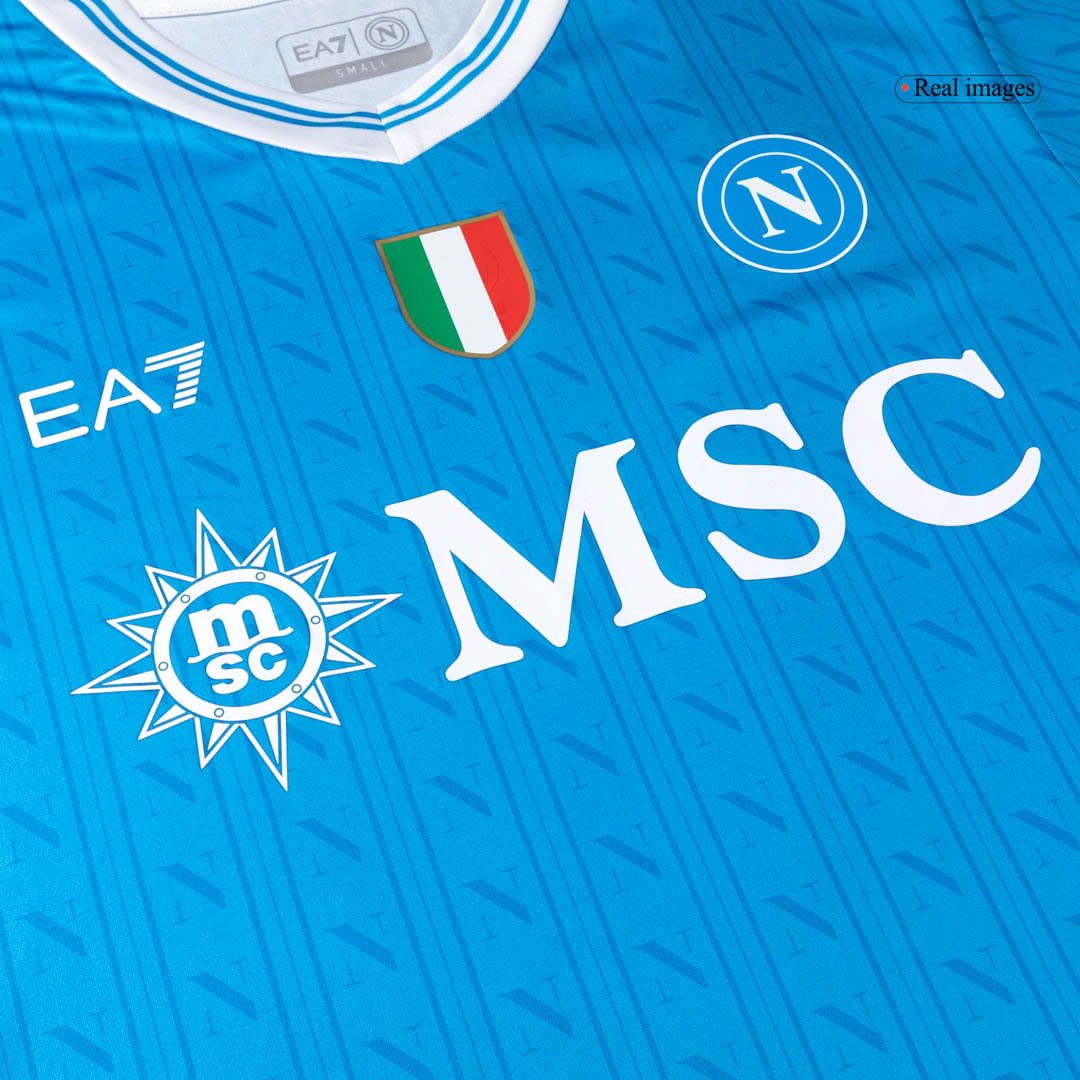 maillot DE BRUYNE #11 Napoli 2025/26 domicile bleu