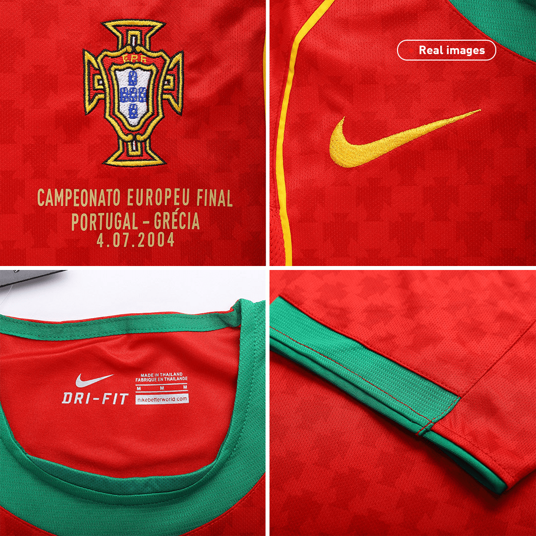 maillot Portugal 2004 domicile rouge Retro