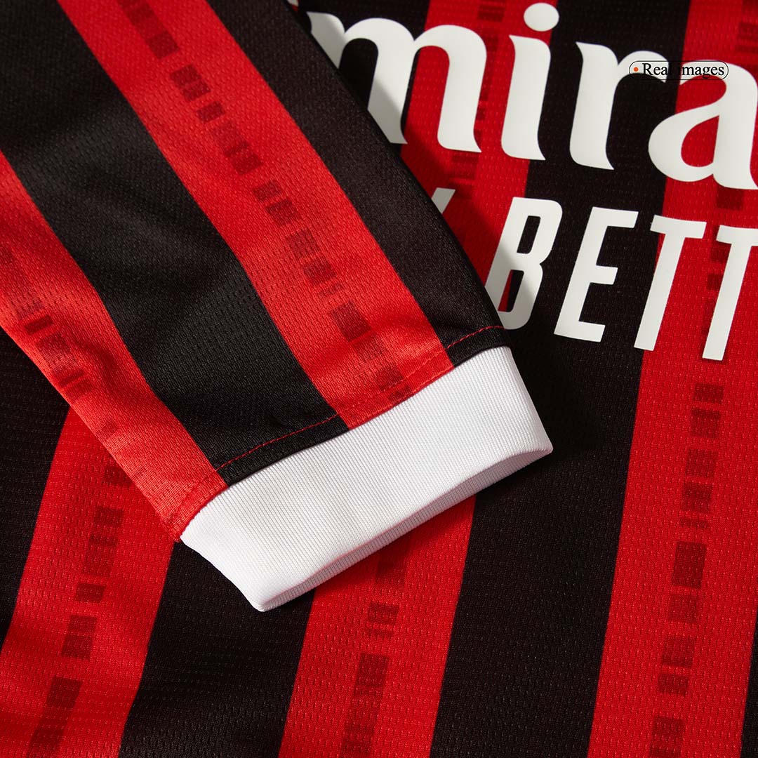 maillot AC Milan 2024/25 domicile noir manches longues